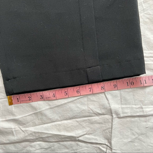 H by Halston Stitch Pleat Seamed Wide Leg Crop Pants - Picture 6 of 11